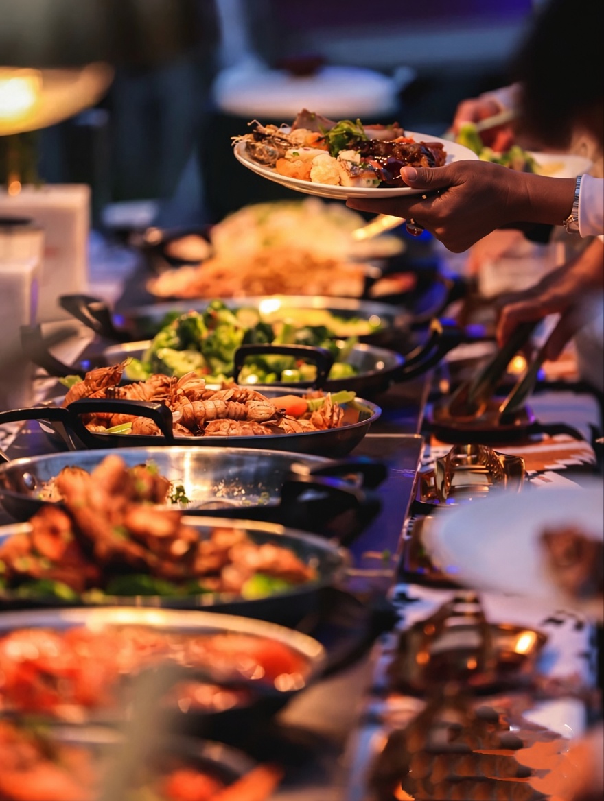 Catering spread